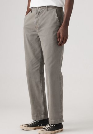 Pantalones chinos - grey denim