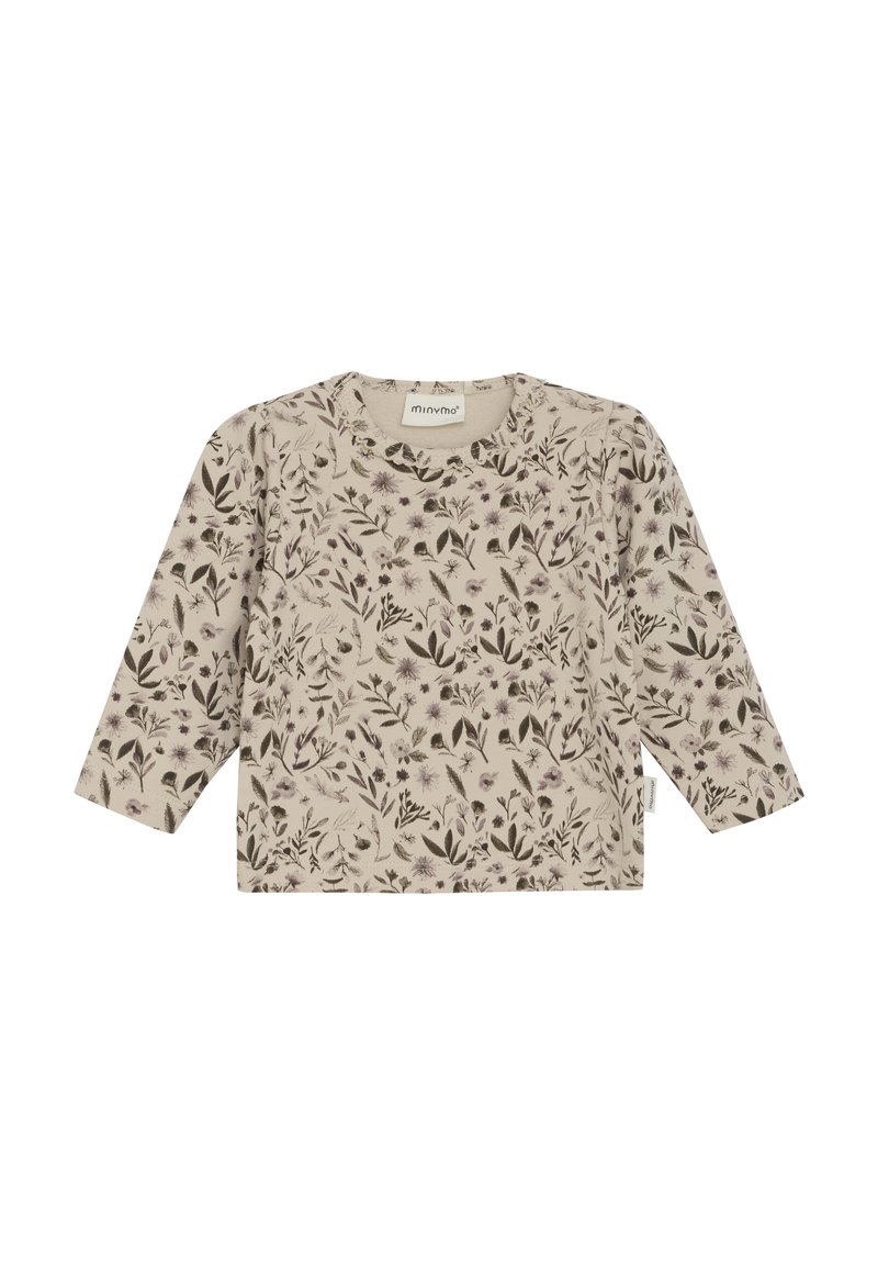 Minymo LONG SLEEVES ALL OVER - Langarmshirt - smoke gray