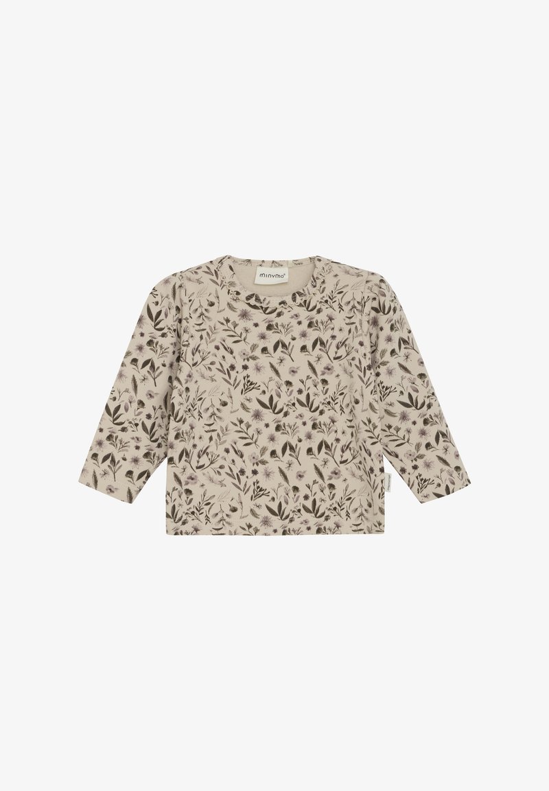 Minymo LONG SLEEVES ALL OVER - Langarmshirt - smoke gray