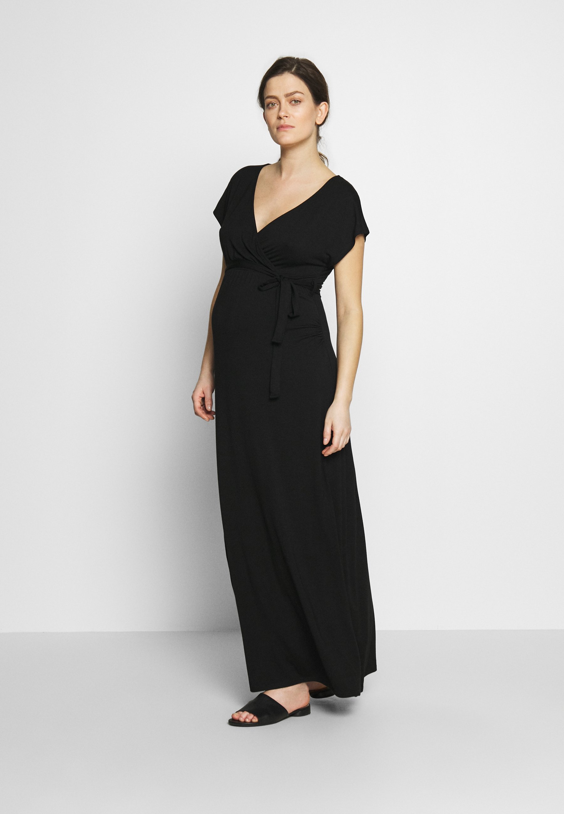 Dorothy Perkins Maternity PLAIN WRAP I DRESS Jerseykjole Dorothy Perkins Maternity MATERNITY PLAIN MAXI DRESS - Jerseykjole - navy