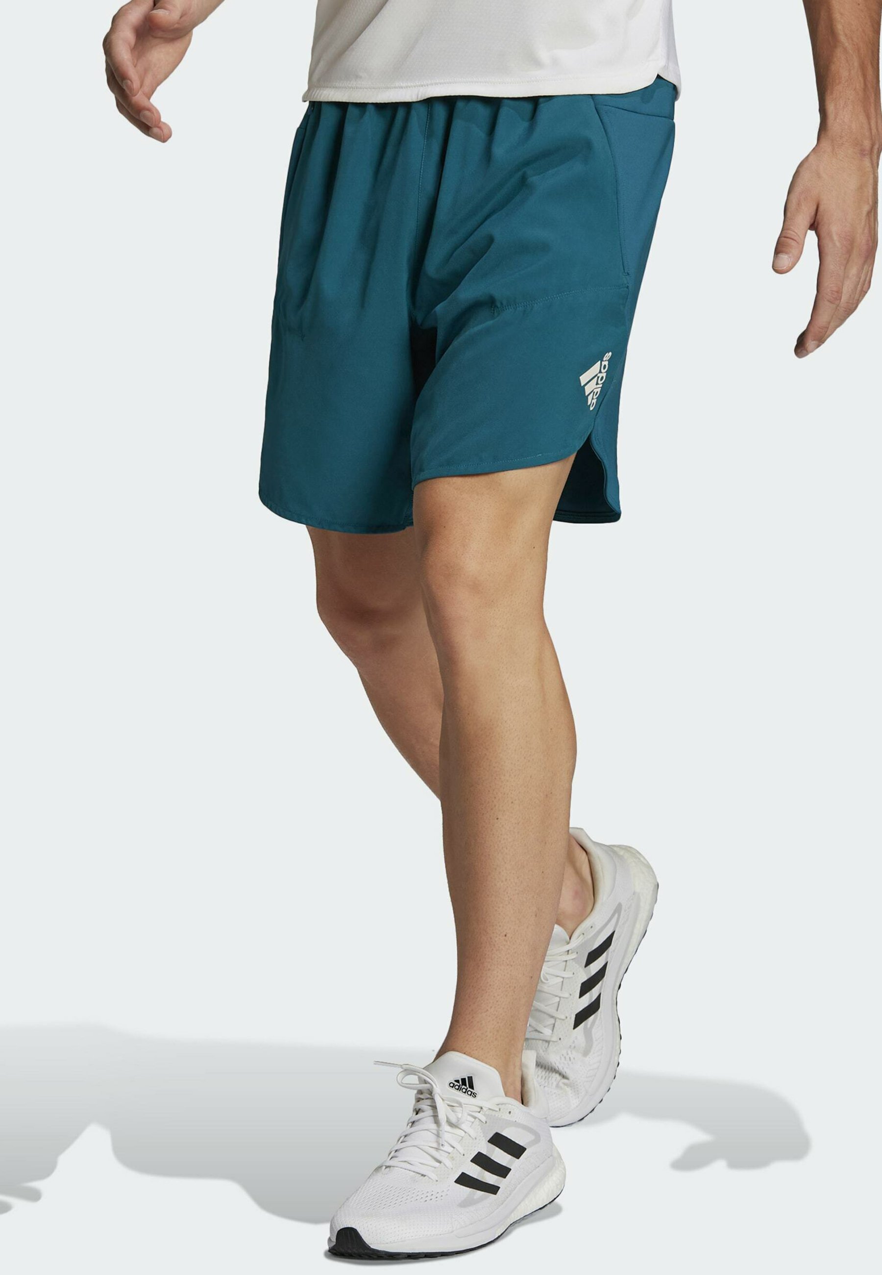adidas Performance Pantalón corto de deporte - turquoise/turquesa - Zalando .es