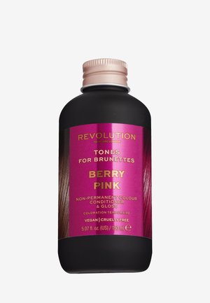 REVOLUTION HAIRCARE TONES FOR BRUNETTES - Hair colour - berry pink