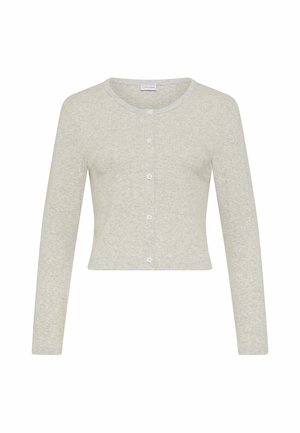 LASCANA, LASCANA CARDIGAN - Cardigan - hellgrau meliert