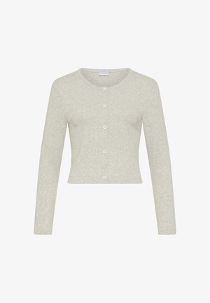 LASCANA, LASCANA CARDIGAN - Cardigan - hellgrau meliert