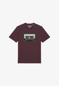 Niet geselecteerd, red brown