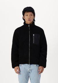 Jack & Jones JJEBRADLEY TEDDY JACKET - Casaco de inverno - black