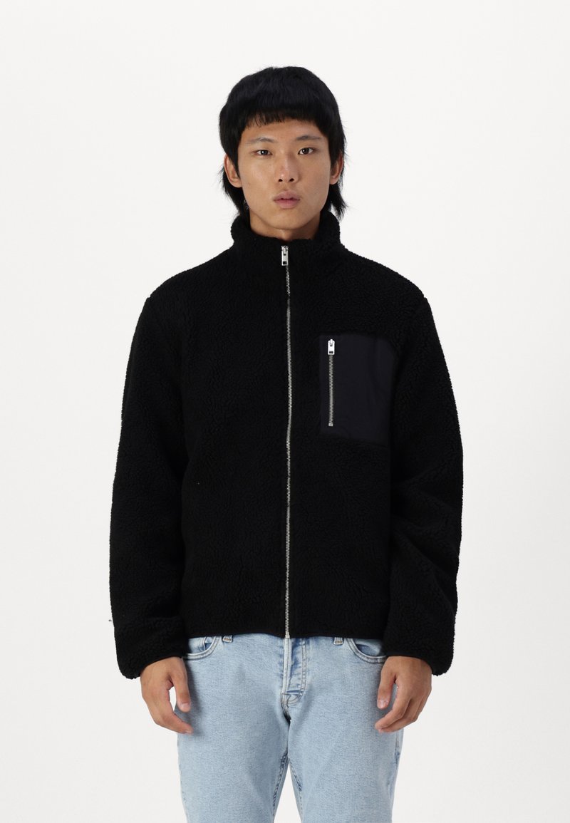 Jack & Jones JJEBRADLEY TEDDY JACKET - Casaco de inverno - black