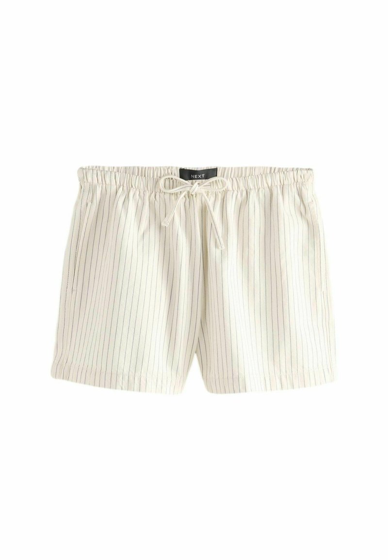 Next Shorts di jeans white stripe/bianco