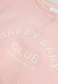 Next SET - Sweatshirt - pink grey slogan stripe