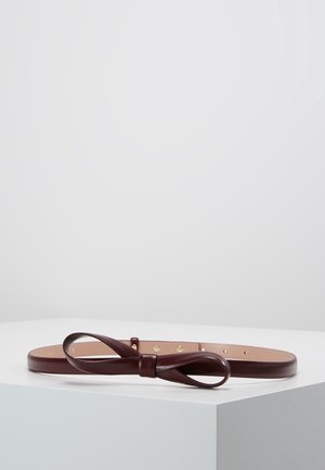 Ceinture taille haute - bordeaux