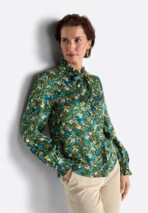 Rich & Royal, RICH & ROYAL BLUSE - Button-down blouse - smaragd green