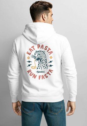 Zip-up sweatshirt - weiß