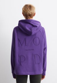 Marc O'Polo DENIM KANGAROO POCKET - Mikina - active purple