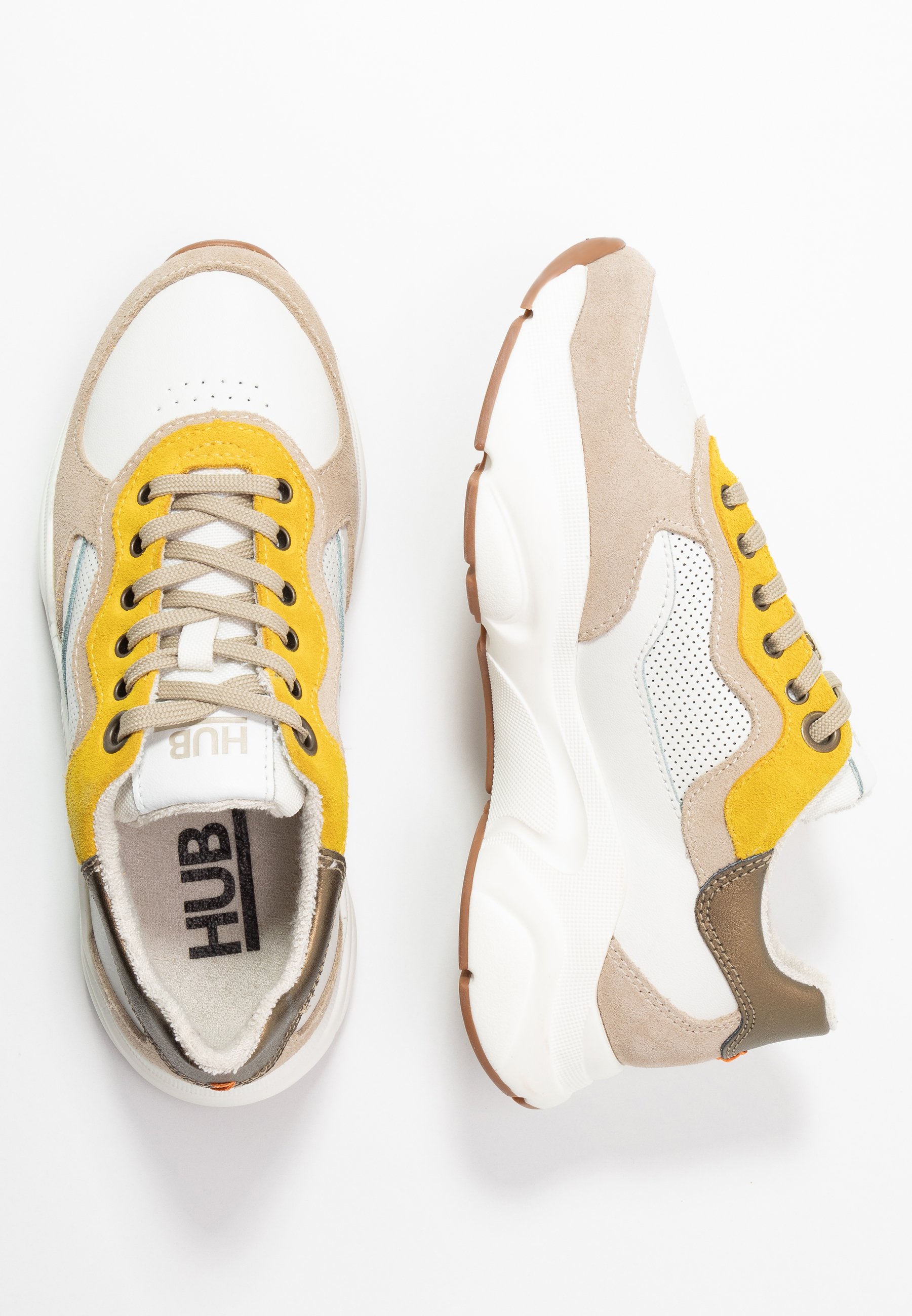 HUB ROCK Joggesko offwhitetaupelite gum Zalando.no HUB ROCK Joggesko offwhitetaupelite gum Zalando.no