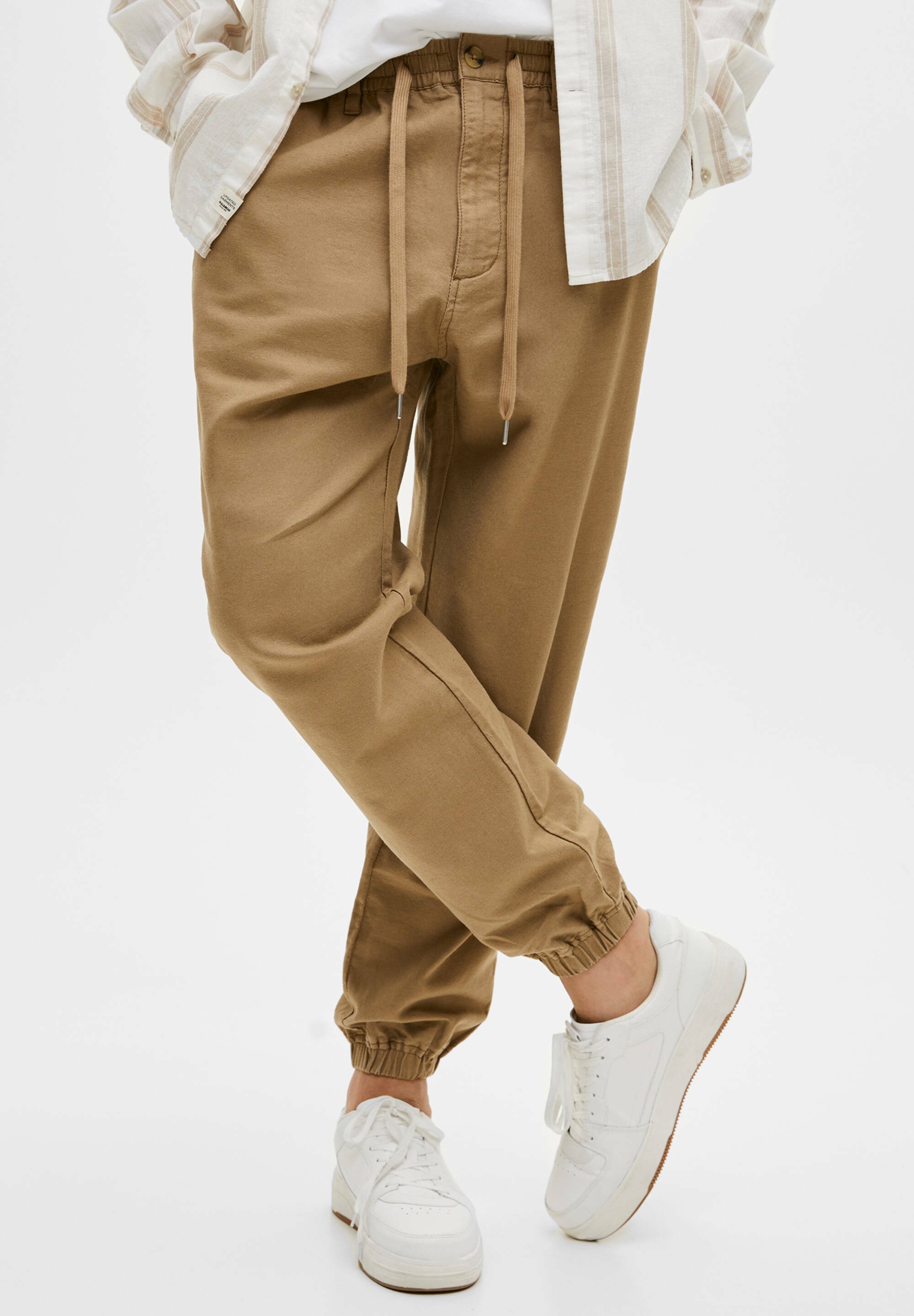 PULL\u0026BEAR Pantaloni - camel/sabbia - Zalando.it