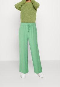Selected Femme Tygbyxor - green
