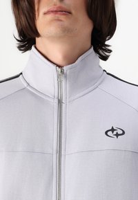 YOURTURN STRIPE SLEEVE UNISEX - Jaka ar rāvējslēdzēju - grey