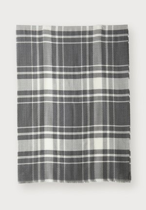 CHECK SCARF - Scarf - grey