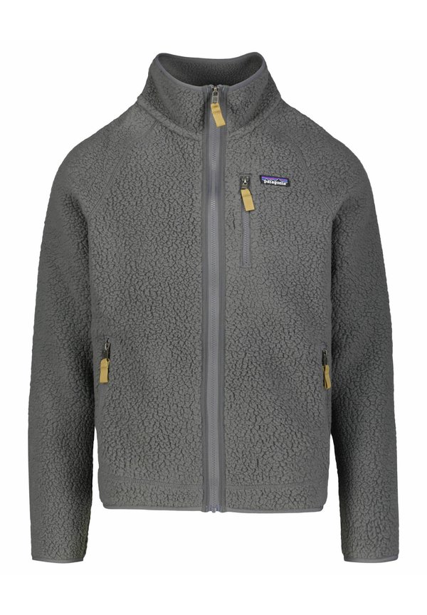 RETRO - Fleecejacke - mittelgrau