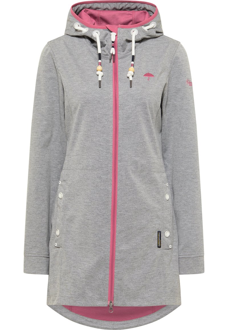 Schmuddelwedda Outdoorjas grijs gemêleerd Schmuddelwedda Outdoorjas grijs gemêleerd