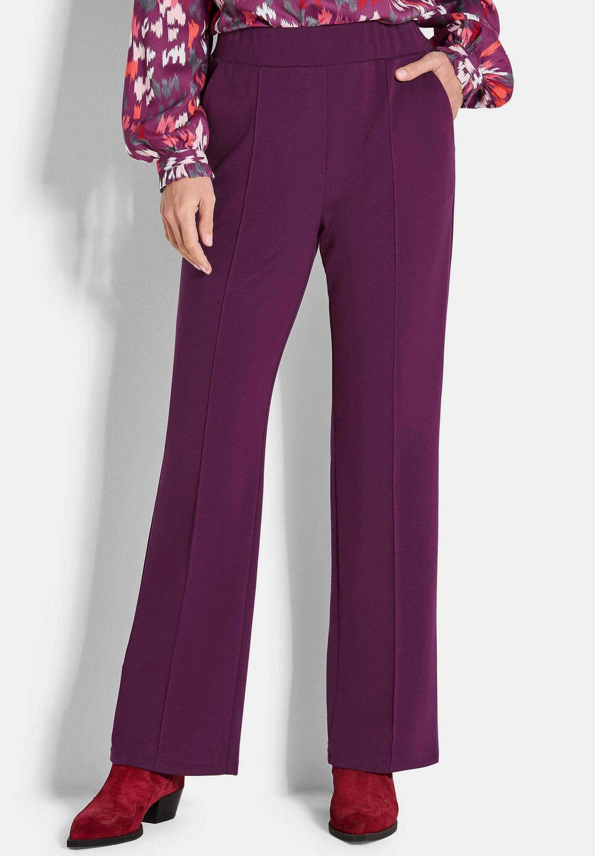 GOLDNER Tracksuit bottoms berry Zalando