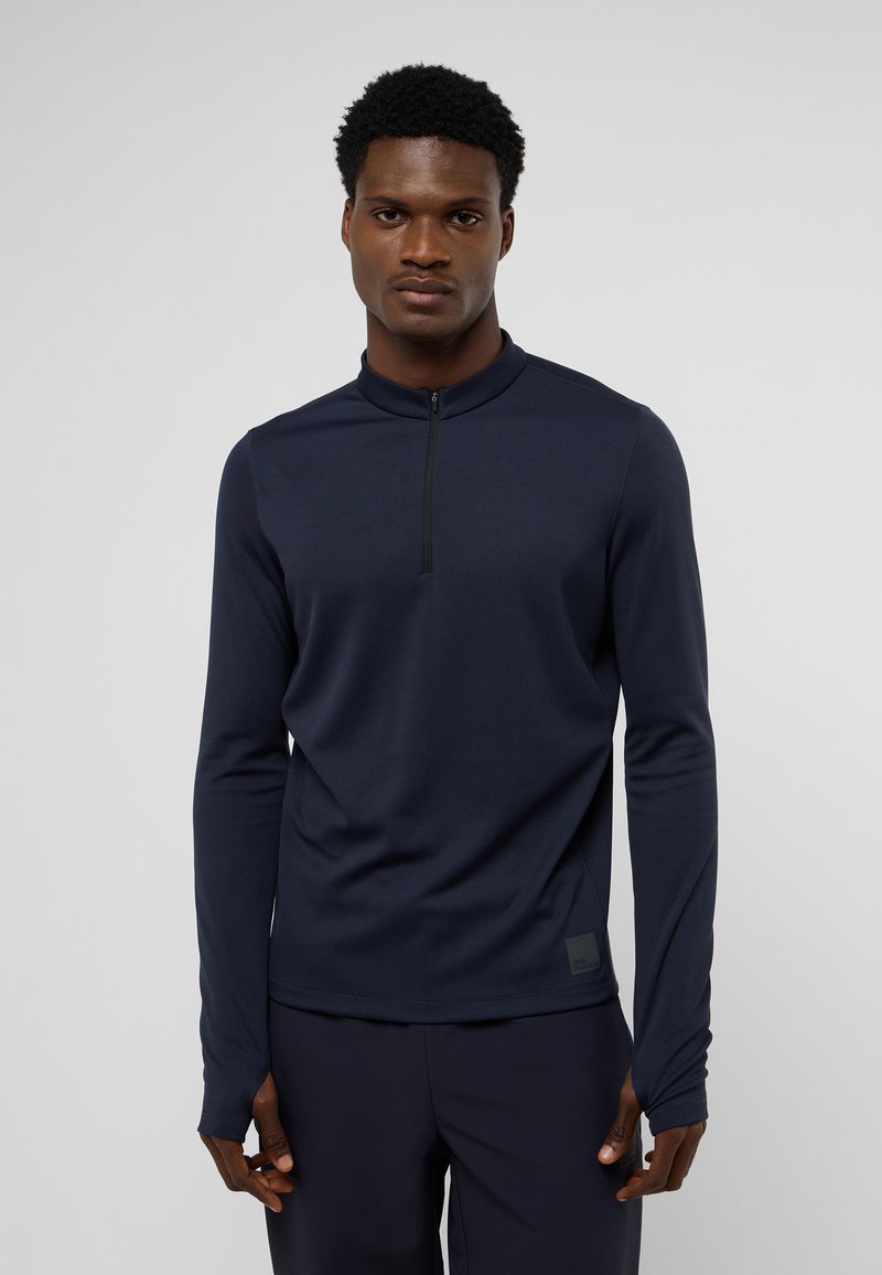 Jack Wolfskin BIKE COMMUTE - Langarmshirt - dark navy