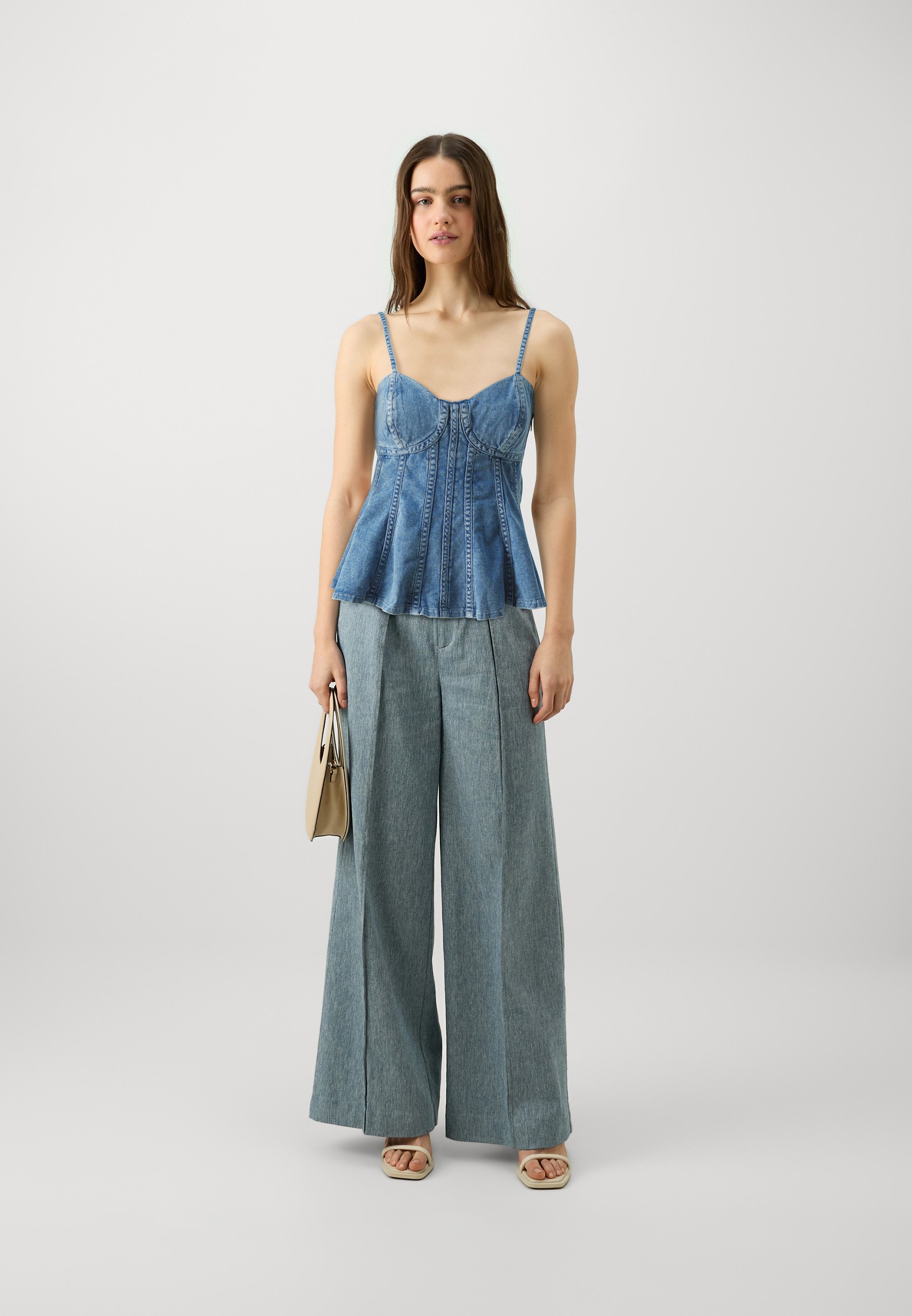 guess peplum