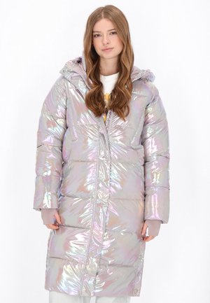 Vinterfrakke - violet rainbow