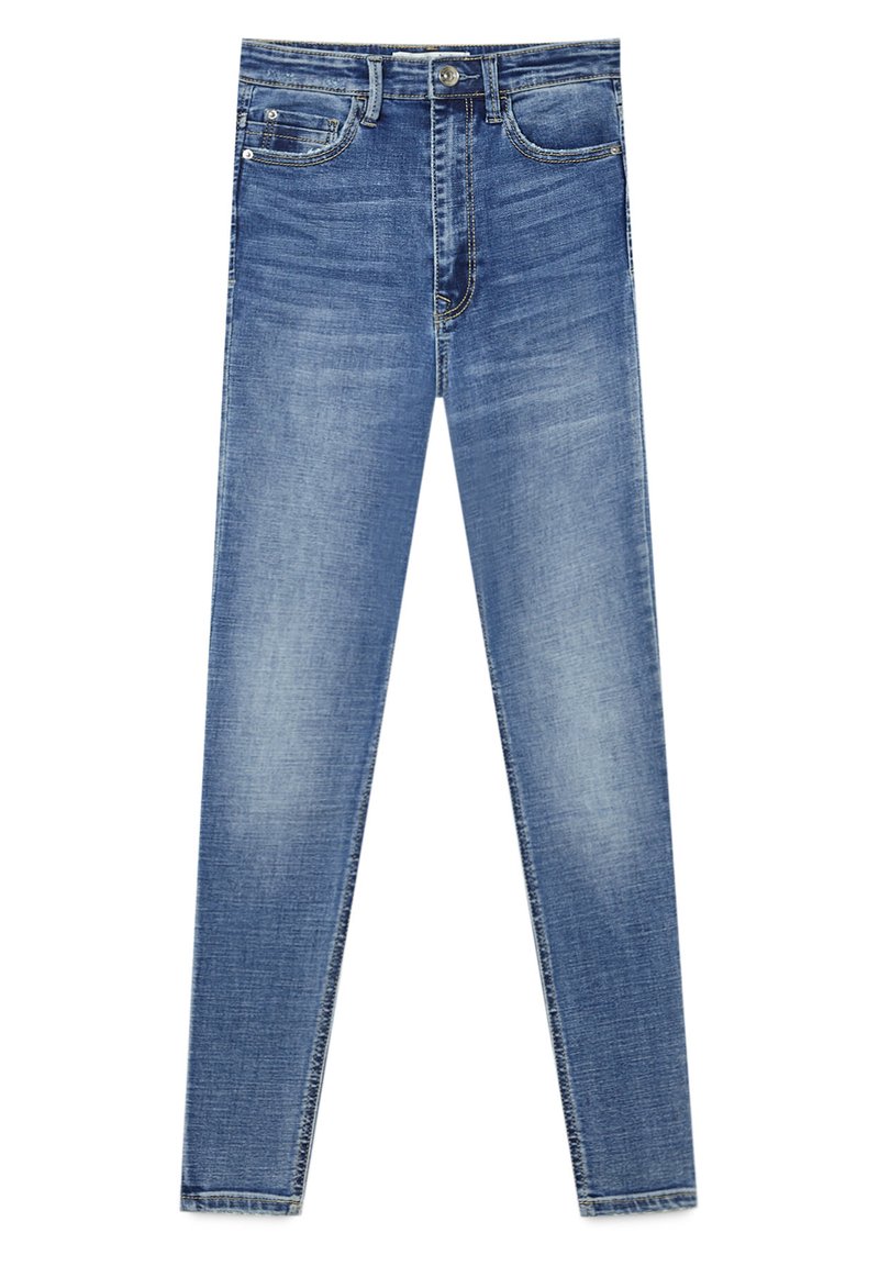 Stradivarius Jeans Skinny Fit donkerblauw