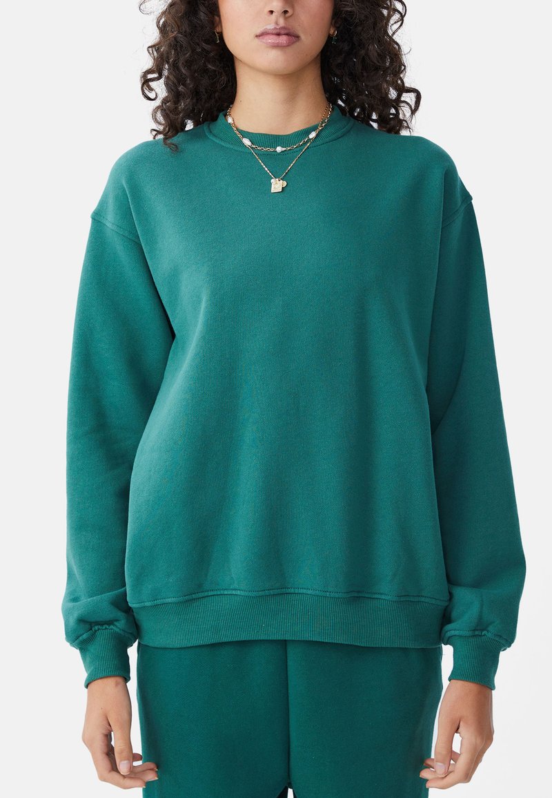 Cotton On CLASSIC CREW SET Træningssæt green/grøn Zalando.dk