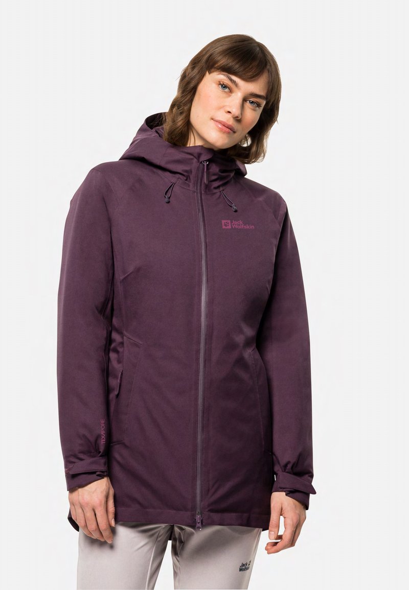 Jack Wolfskin STIRNBERG INS - Hardshelljacke - grapevine