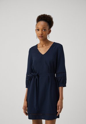 Vero Moda VMKARIN JILL 3/4 SHORT DRESS - Day dress - navy