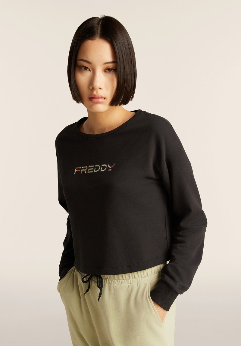 Freddy CROPPED CON LOGO - Sudadera - anthracite