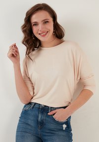 LELA CREW NECK  - Top dugih rukava - stone