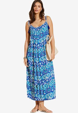 PALM CRINKLE HOLIDAY - Maxikjoler - blue
