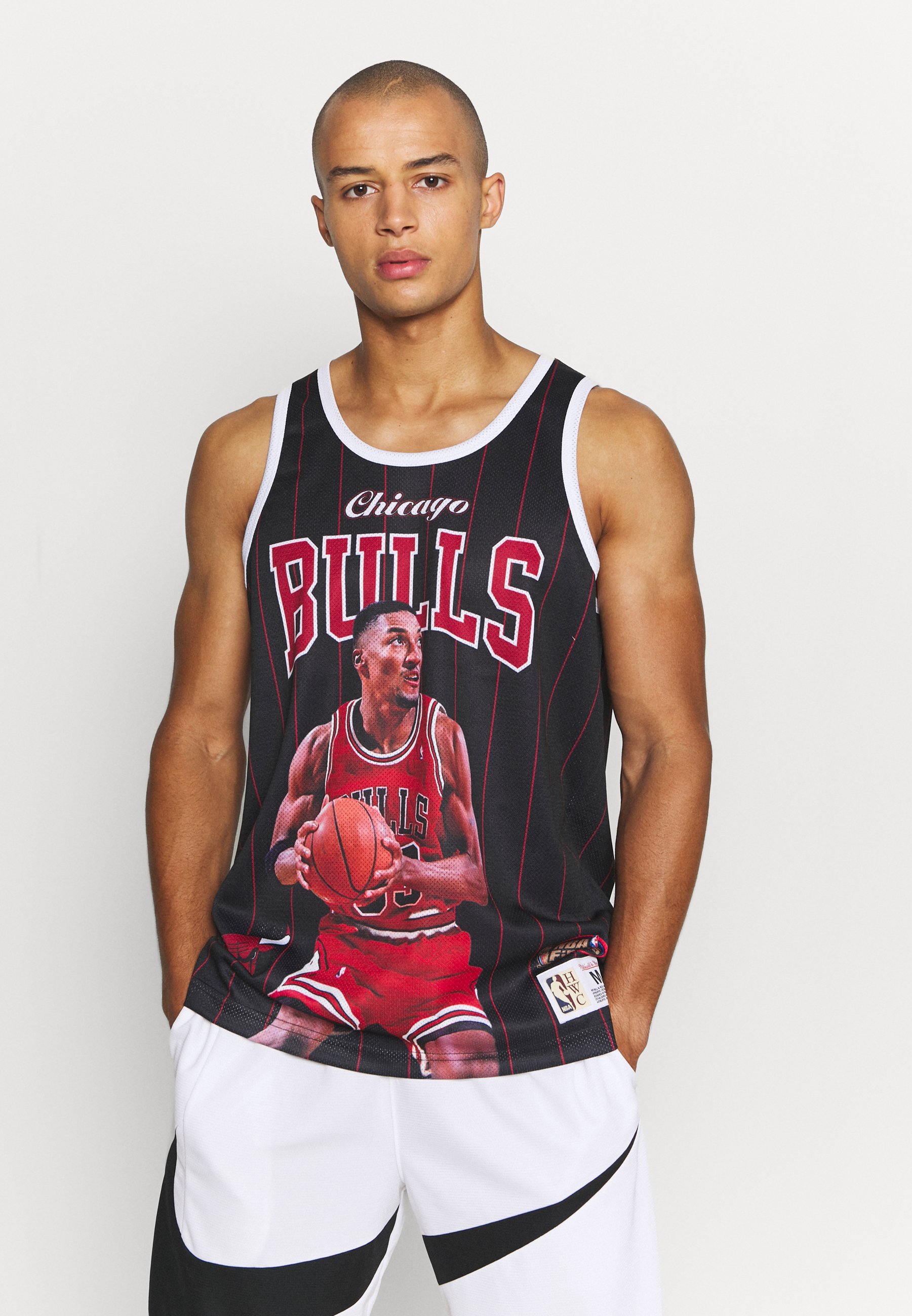 Mitchell \u0026 Ness NBA CHICAGO BULLS SCOTTIE PIPPEN PLAYER TANK - Camiseta NBA  - black/negro - Zalando.es