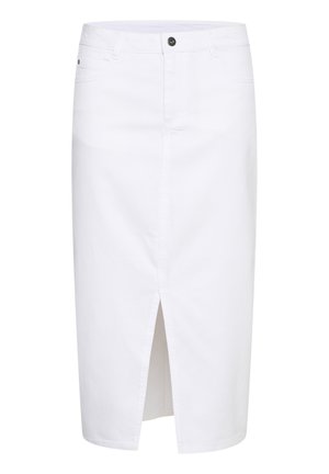 Kaffe KAZELINA - Pencil skirt - chalk