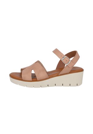 Garzón, SANDALIAS DE CUÑA - Sandalias con plataforma - nude