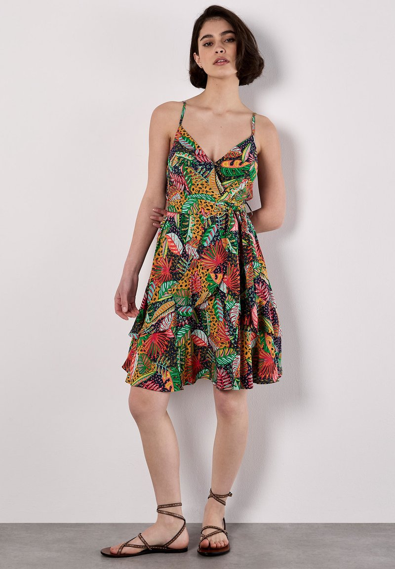 Apricot Jurk donkerblauw
