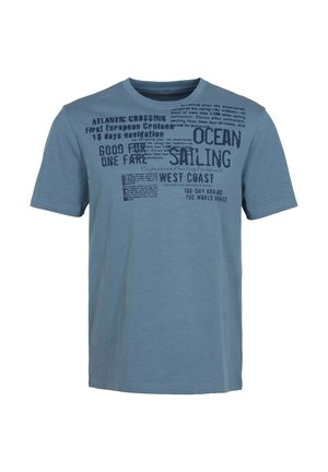 john devin, Print T-shirt - blau