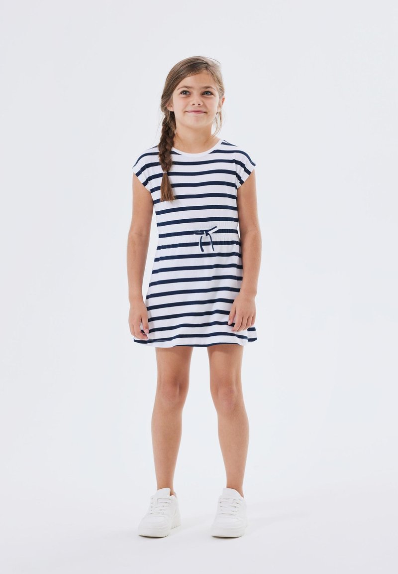 Name it 2ER-SET MIDI KURZAM RUNDHALS - Jerseykleid - dunkelblau