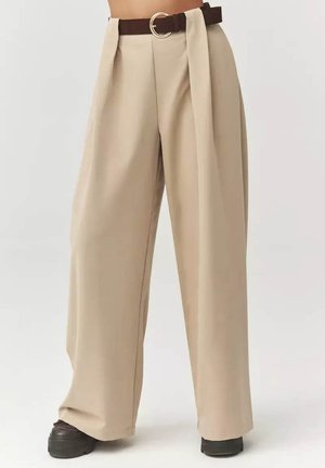 SZEROKĄ - Spodnie materiałowe