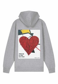 Mira Paris POUR LA VIE BACK PRINT - Felpa con zip - grey