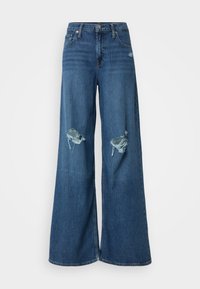 Gap Tall BAGGY TALIA - Flared-farkut - medium destroy