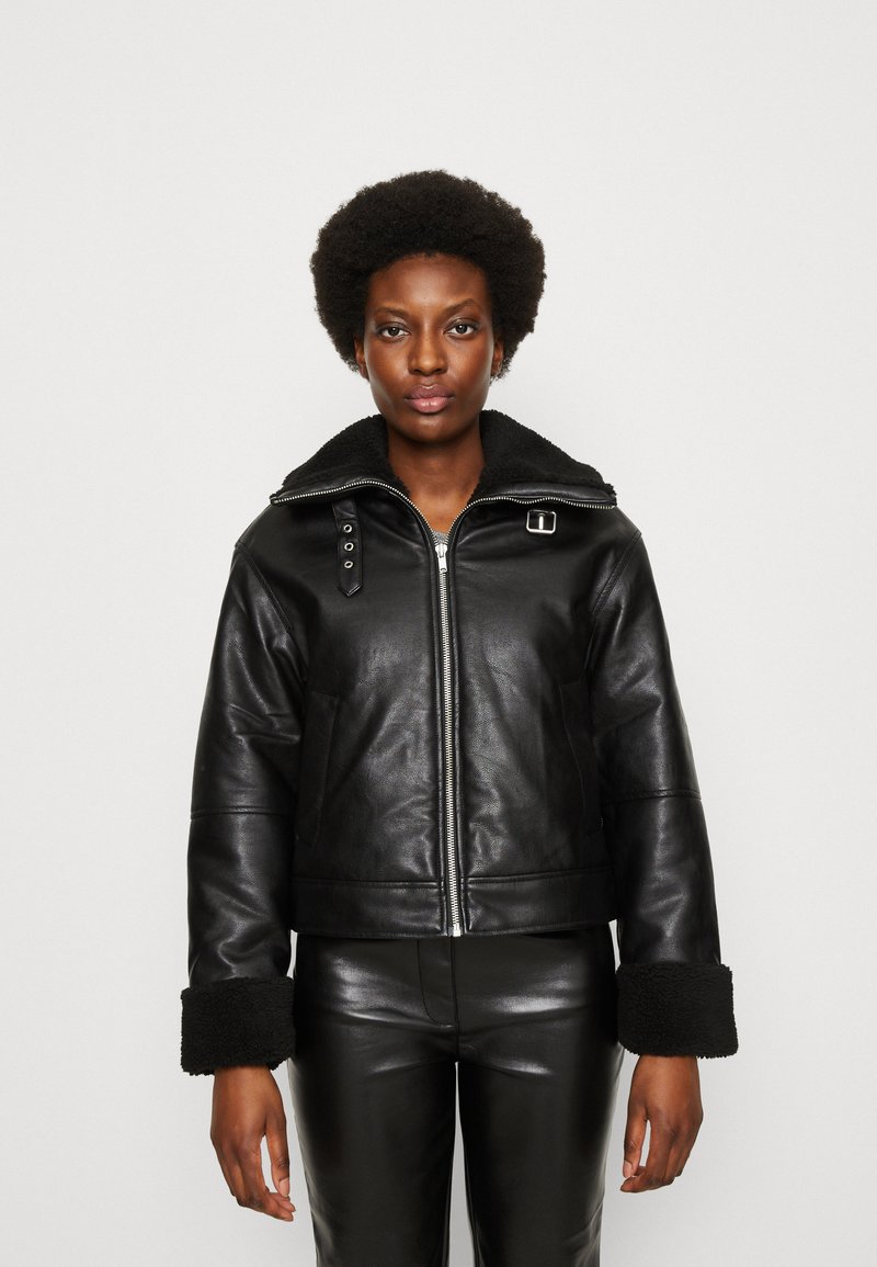 GAP MOTO JACKET Faux leather jacket black Zalando.co.uk