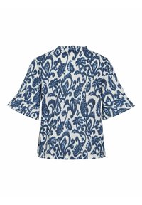 VILA MIT KURZEN ÄRMELN VIMERLE V-AUSSCHNITT - Bluse - cloud dancer