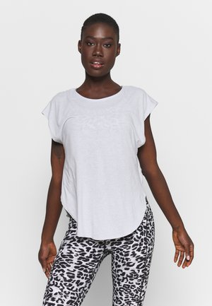 ACTIVE SCOOP HEM - T-shirt basique - grey marle