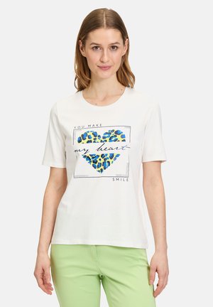 Betty Barclay T-Shirt print - patch cream dark blue