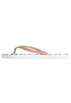 Superdry & Co CODE CORE - Chanclas de dedo - optic metallic rose