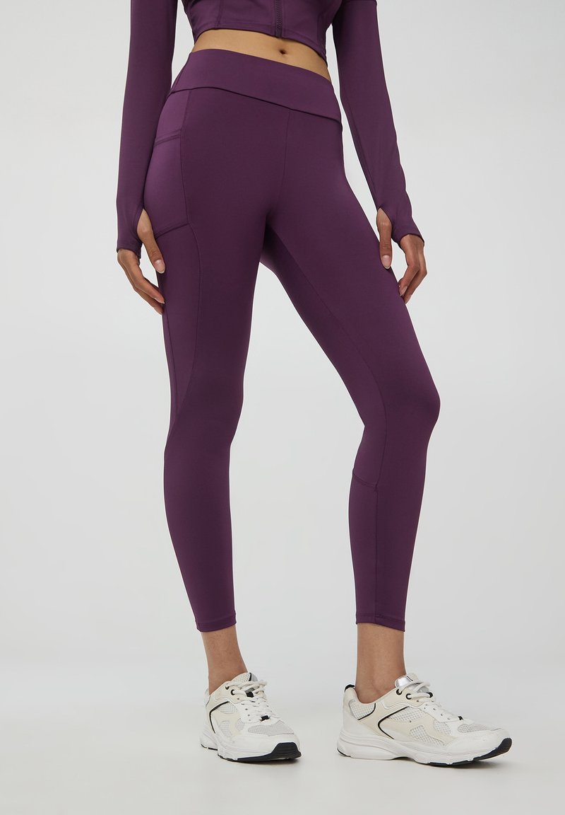 Terranova Pantaloni - viola scuro